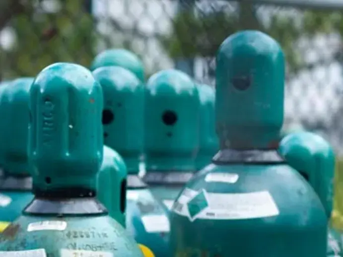 Bouteilles d'azote médical